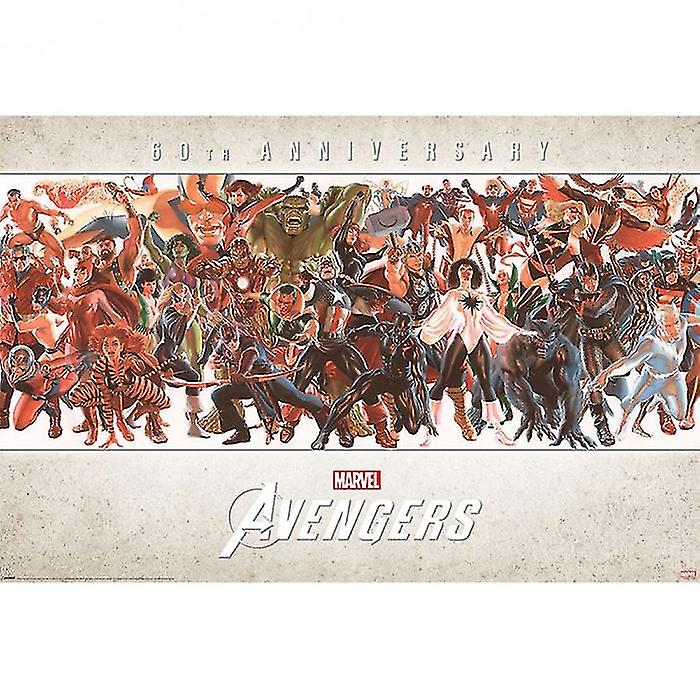 Avengers Characters 60th Poster