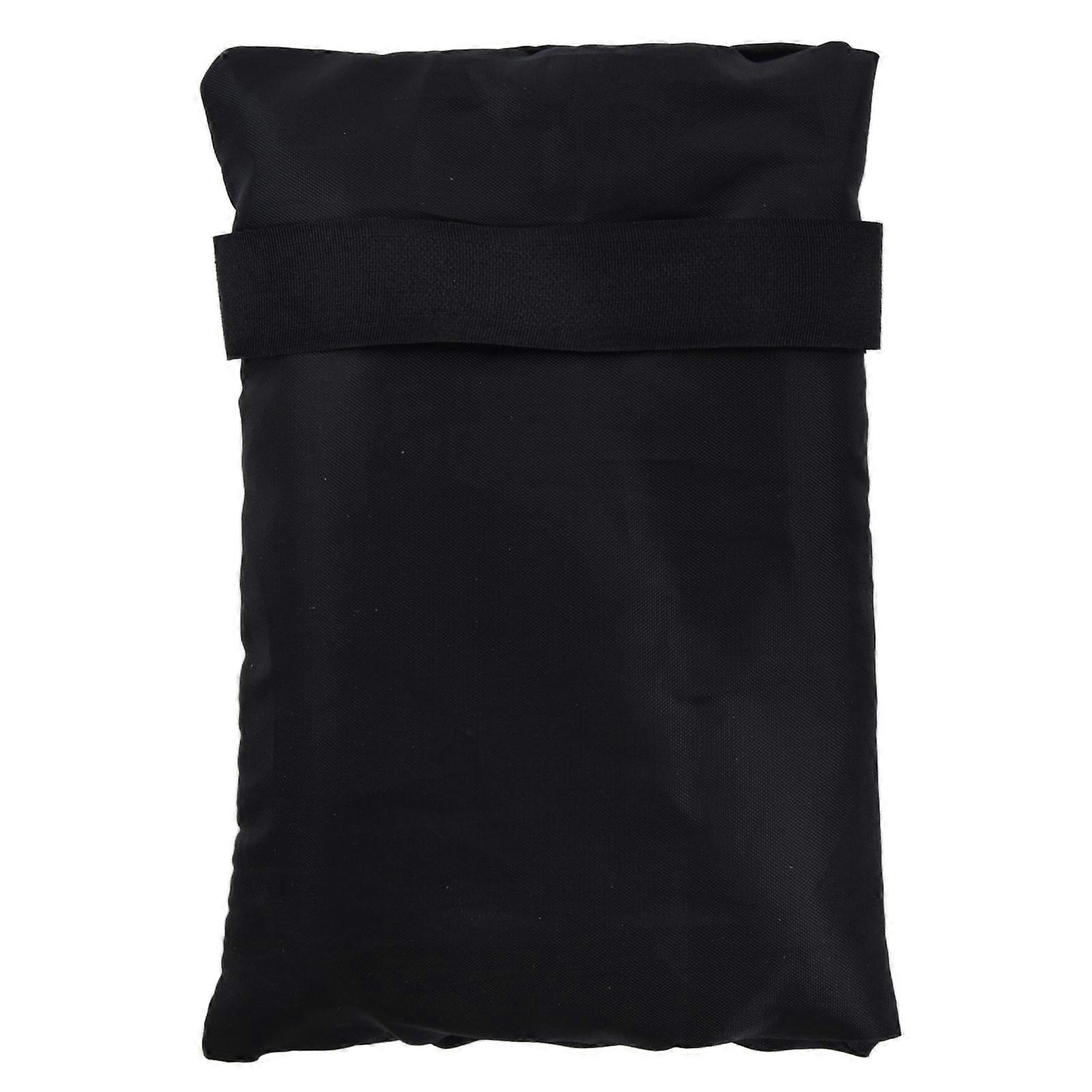 Outdoor Faucet Cover Antifreeze Waterproof Black 15 x 21 cm with Hook and Loop