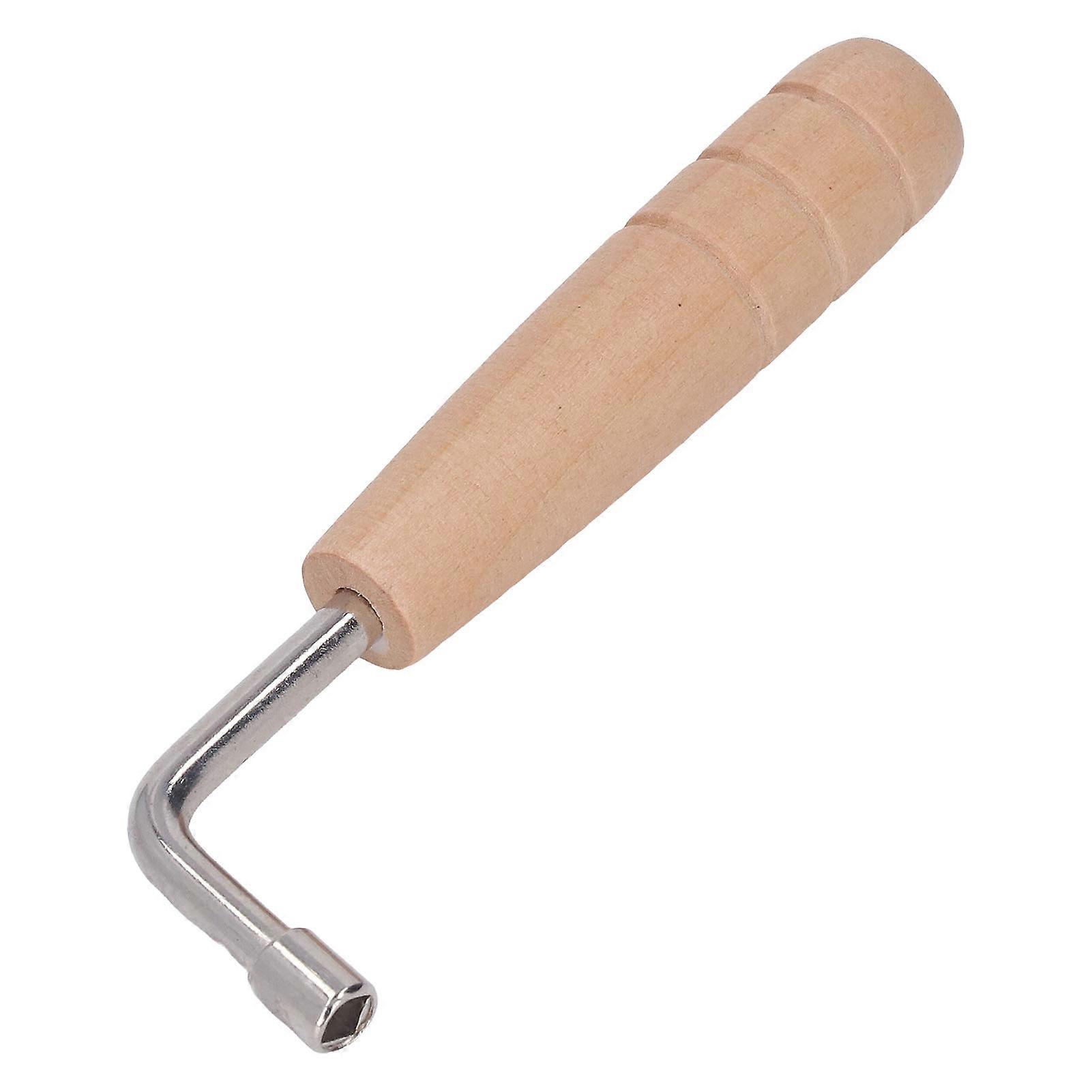 Piano Tuning Wrench Lyre Harp Tone Tuning Tool Wooden Handle Instrument Accessories 