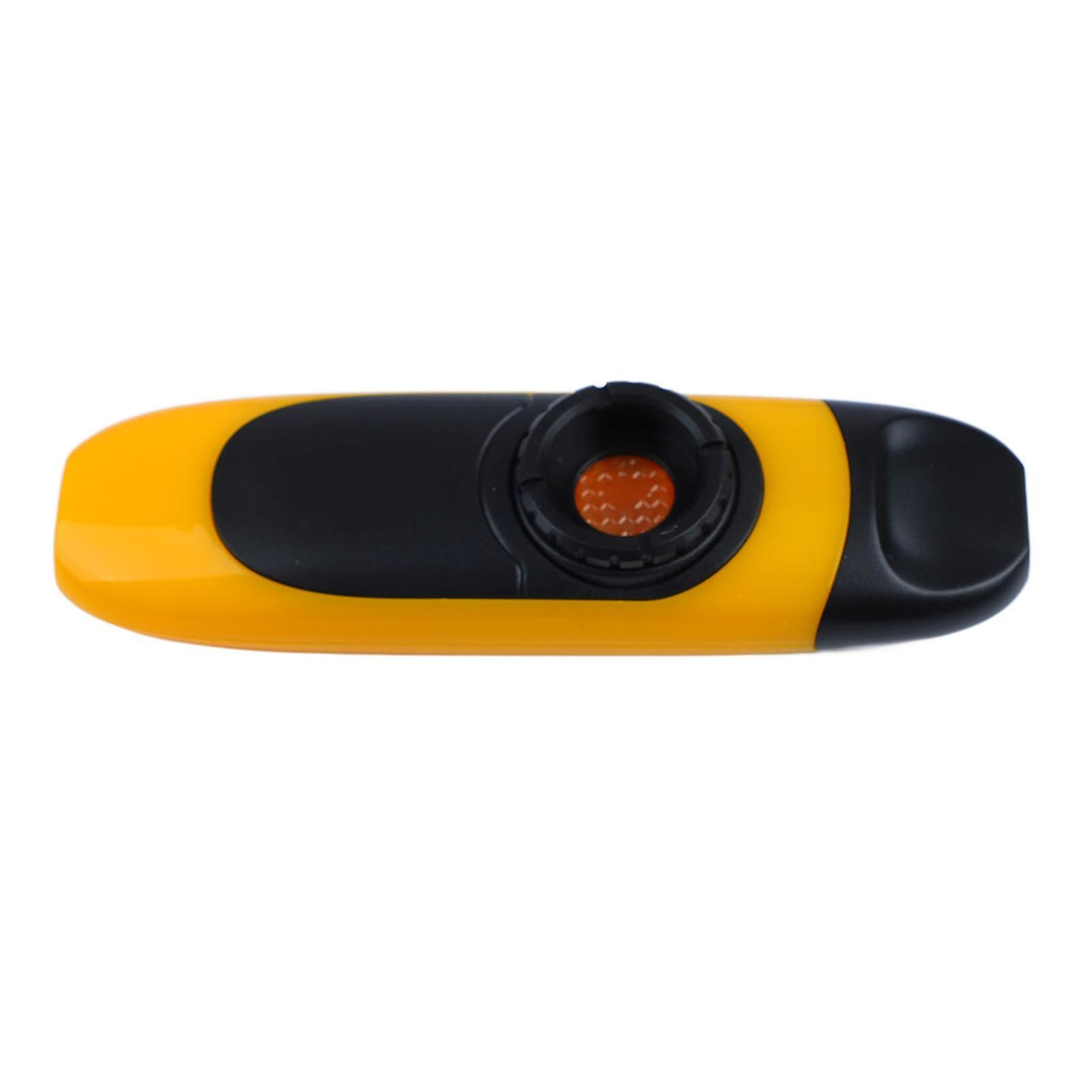 Kazoo Resin Environmental Protection ABS Performance Musical Instrument with Flute Diaphragm for Beginner Yellow