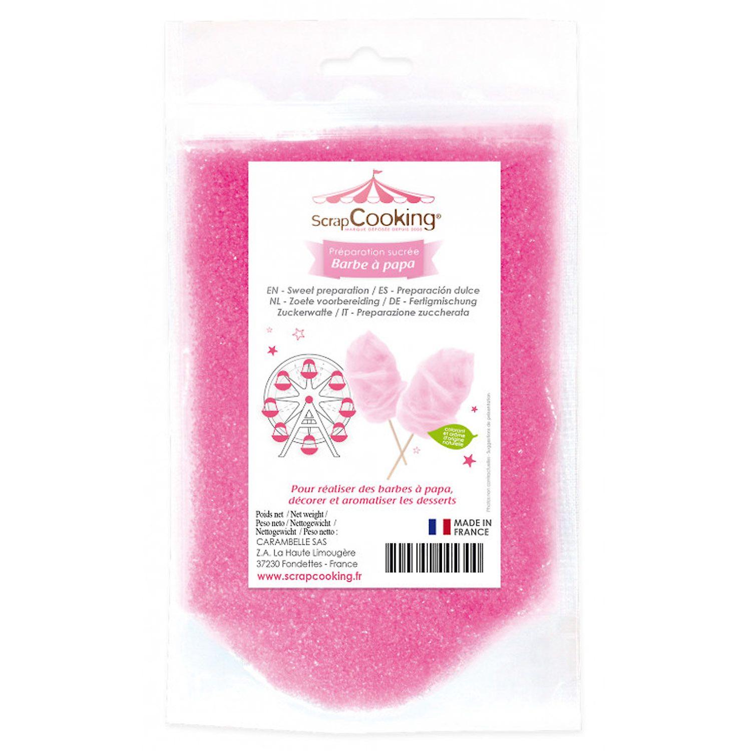 Pink cotton candy preparation 640 g