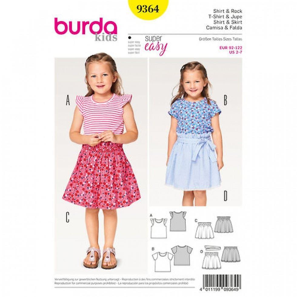 Burda Paper Sewing Pattern 9364