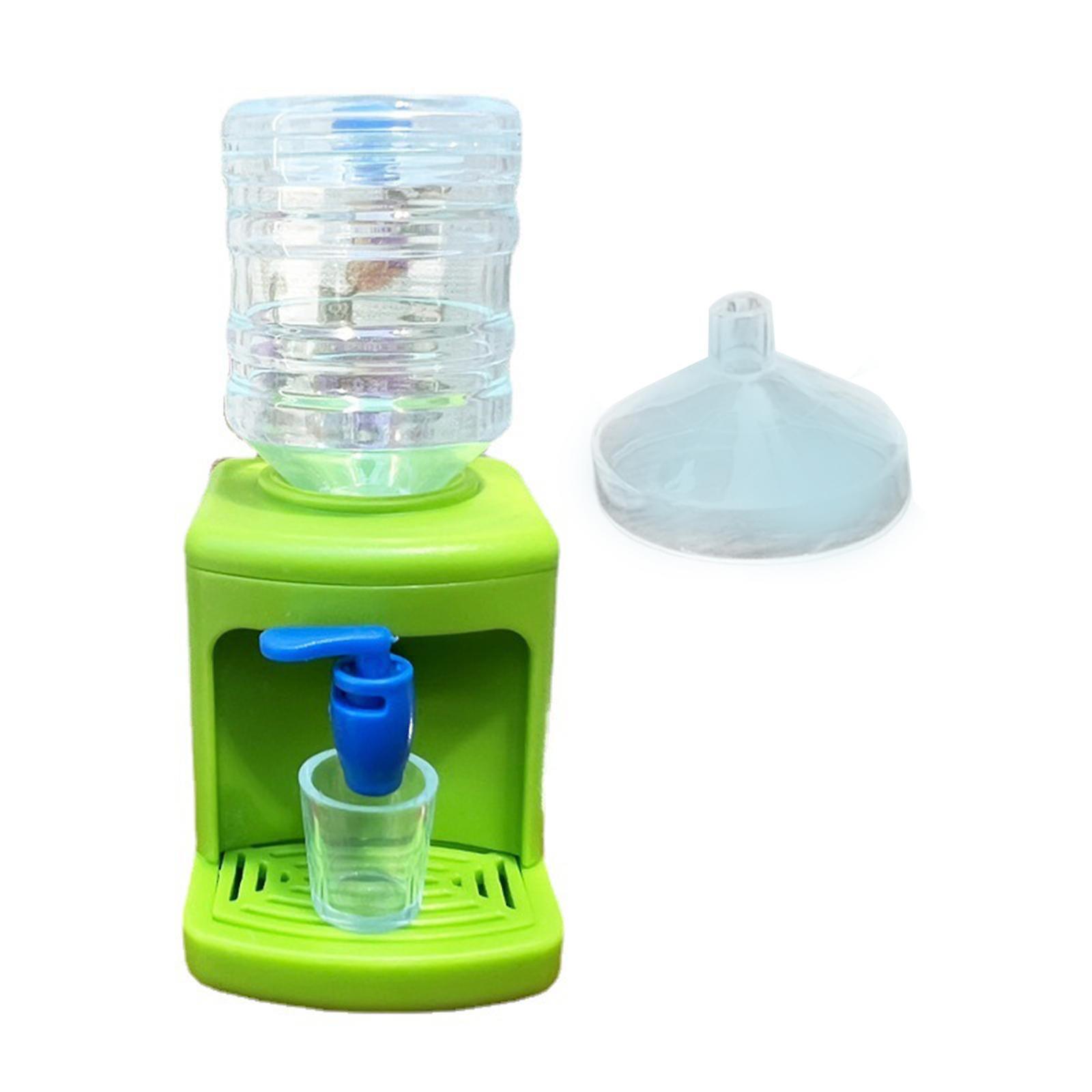 1/12 Mini Drinking Fountain with Bottle Cup Funnel Life Scene Ornaments