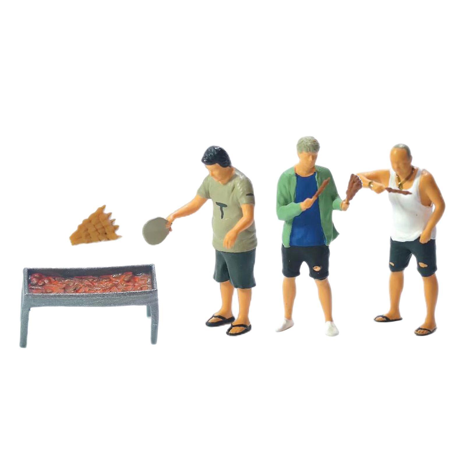1/64 unbemalte Figur Modell S Maßstab Feengarten Layout Miniaturdekoration Mädchen