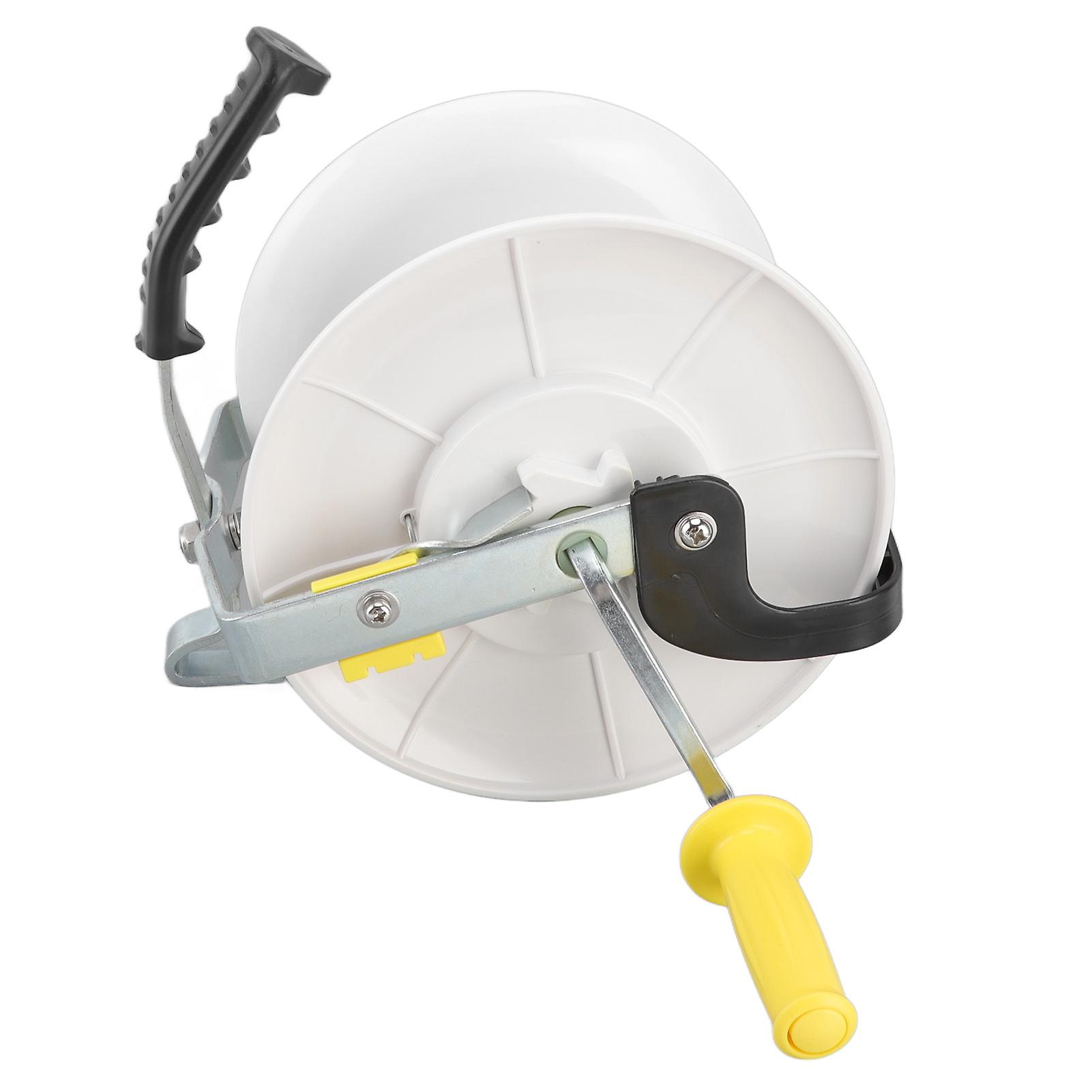 Fence Electrified Rope Winder Electric Fence Wire Reel Manually High Strength ABS Fence Electrified Rope Cord Reel Electrified Rope Winder for Farm ML