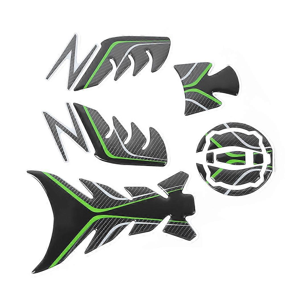 3D Pad Protector Tank Decal Fish Bone Trim for Ninja Z900