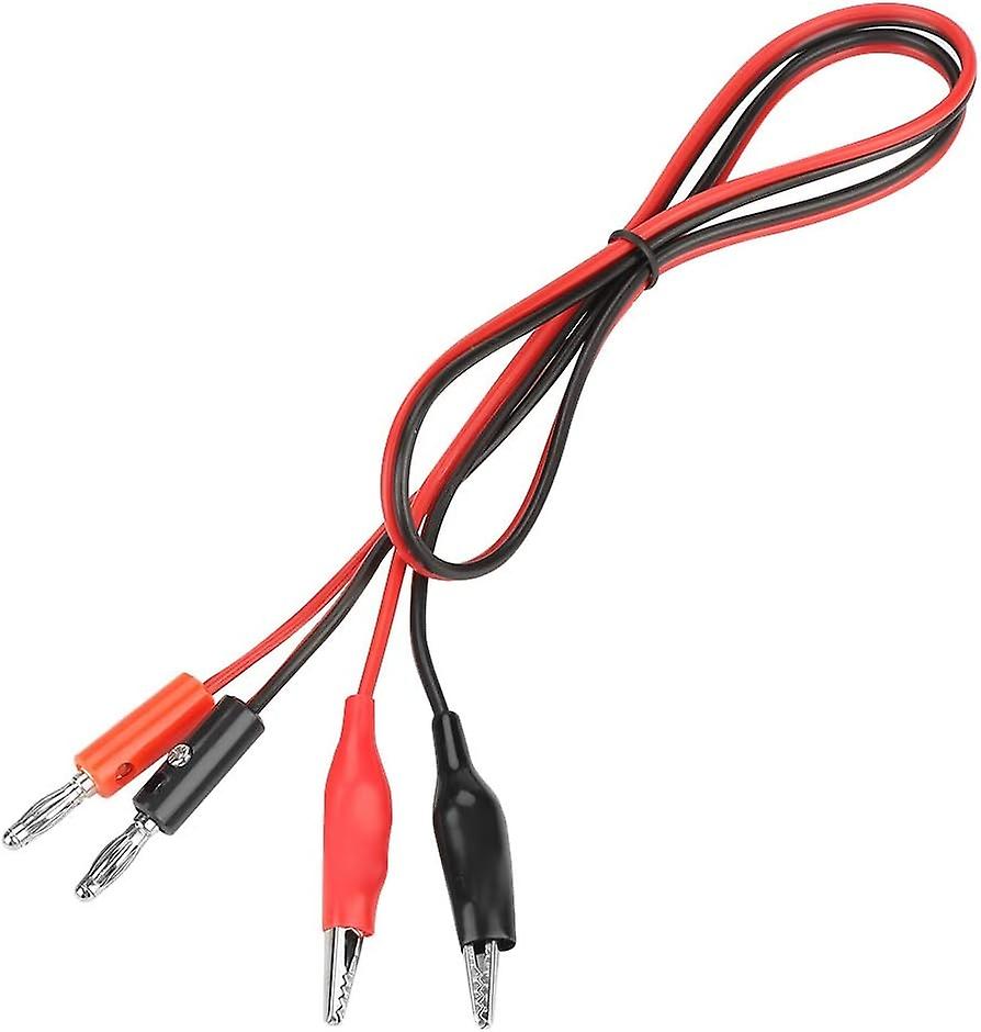 Banana Plug to Crocodile Alligator Clip Test, Output Cable Line Banana Plug Clip Wire 30V 5A for Adj