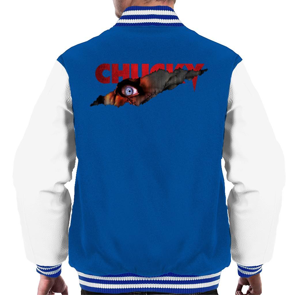 Chucky Menacing Eye Men's Varsity Jacket
