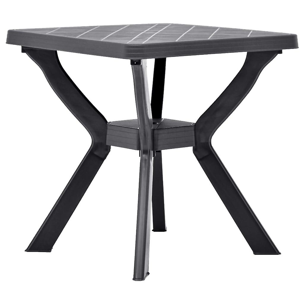 Bistro table anthracite 70x70x72 cm plastic
