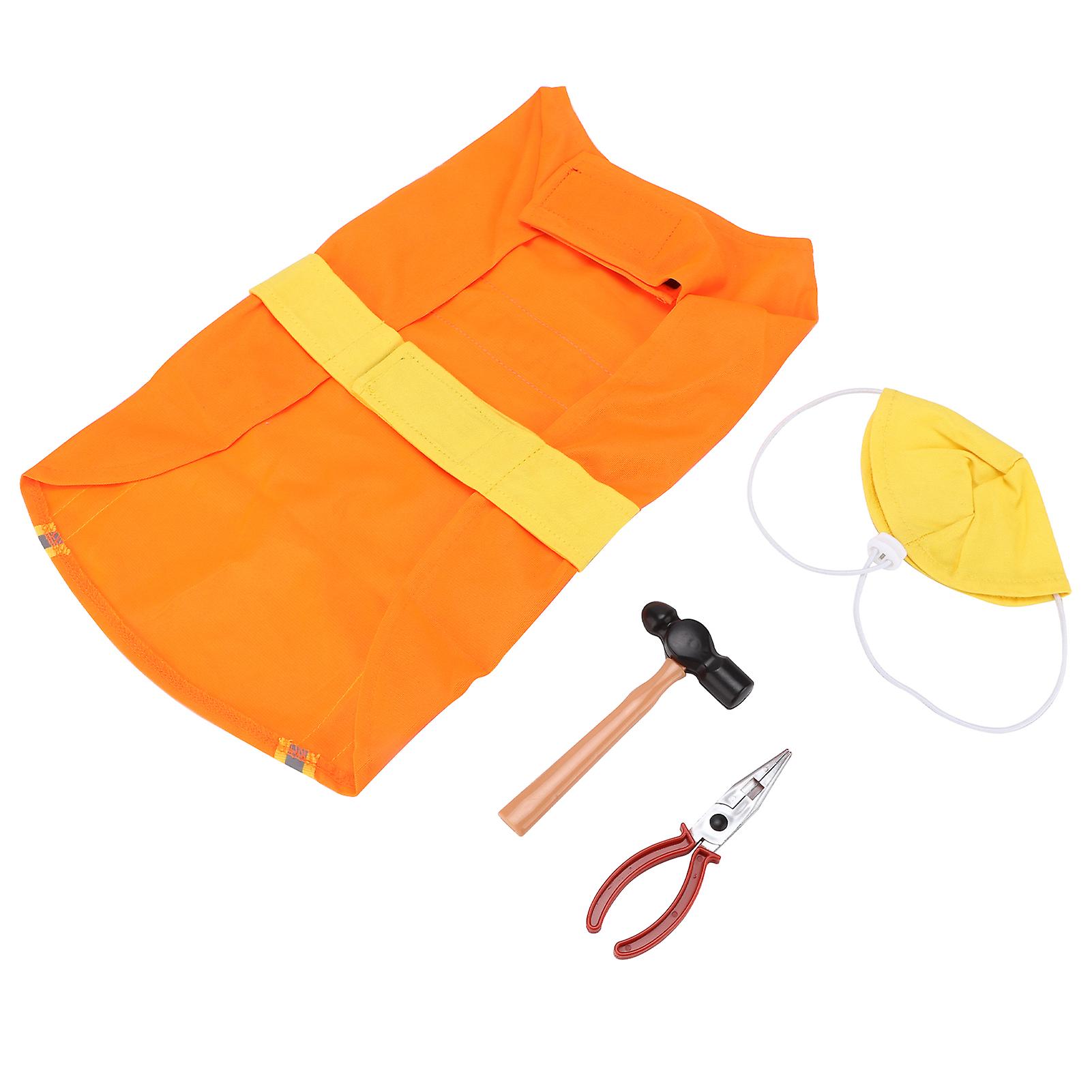 Halloween Dog Clothes Breathable Comfortable Soft Pet Engineering Clothes for Daily Use PartyXL