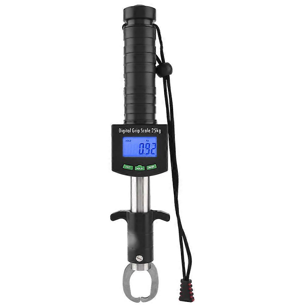 in 1 Digital Fish Scale 25kg/55lb with 1m Measuring Tape
