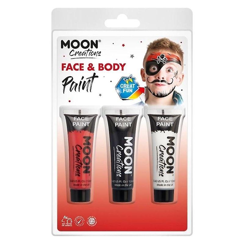 Moon Creations Face & Body Paint Pirate Set C01303