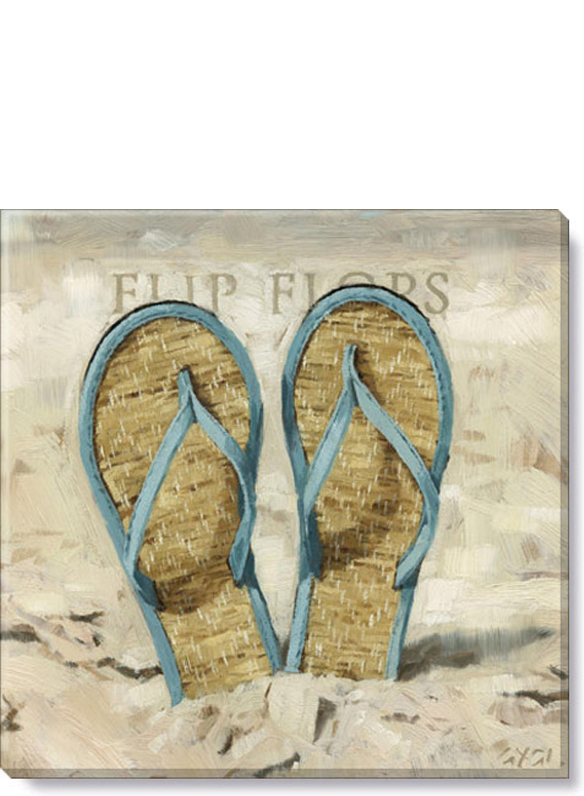 Flip Flops Canvas, Museum Quality Giclee Print, G-yezhibbb946