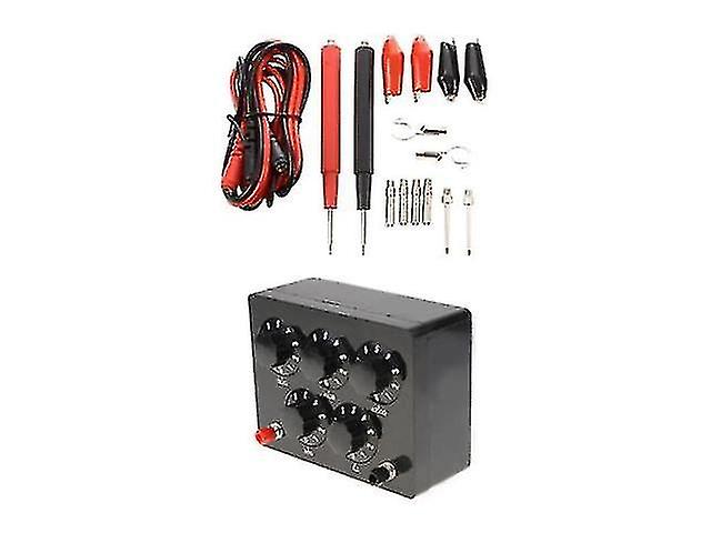 Variable Decade Resistor Resistance Box 16 Test Probes Teaching Instrument Tool