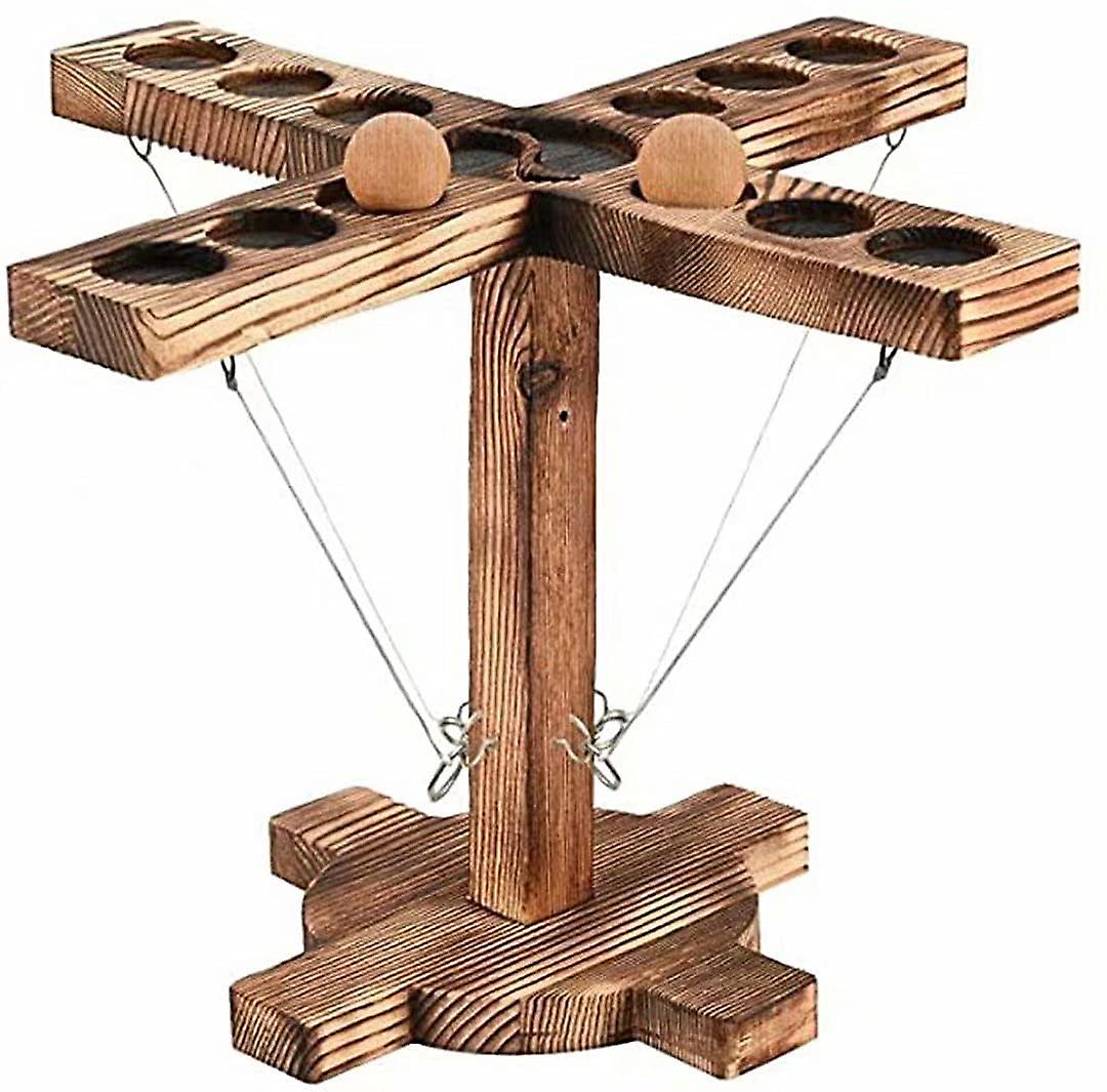 Hooks Ring Toss Game with Shot Ladder Bundle 01B