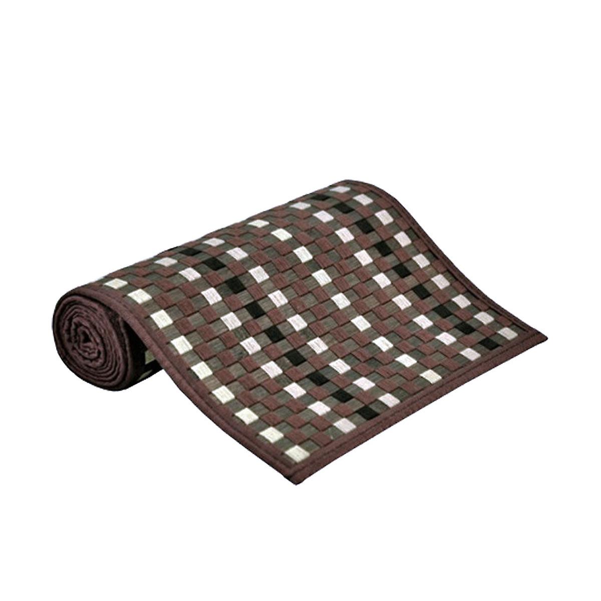 Mia 2 Tone Brown Bamboo Table Runner 140 X 33Cm Table Runners