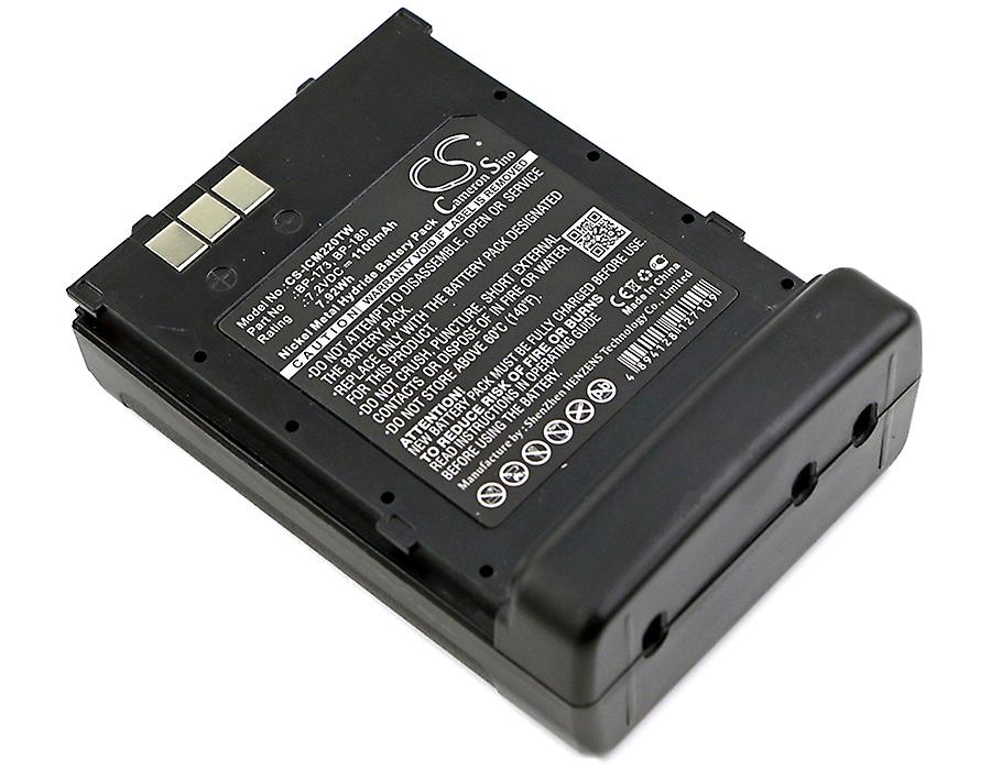 Battery for Icom BP-173 BP-180 IC-12A IC-21AE IC-T22 IC-T42 IC-T7 IC-T70 IC-W31