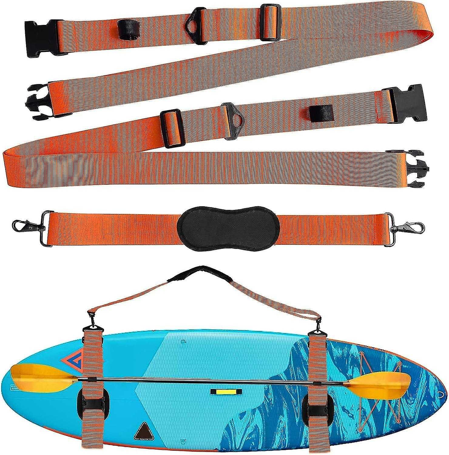 Adjustable Portable Carrying Strap for Sup Kayak, Surfboard, Paddleboard, Canoe, Nylon Shoulder Stra