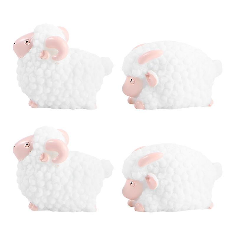 4pcs Simulation Sheep Ornament