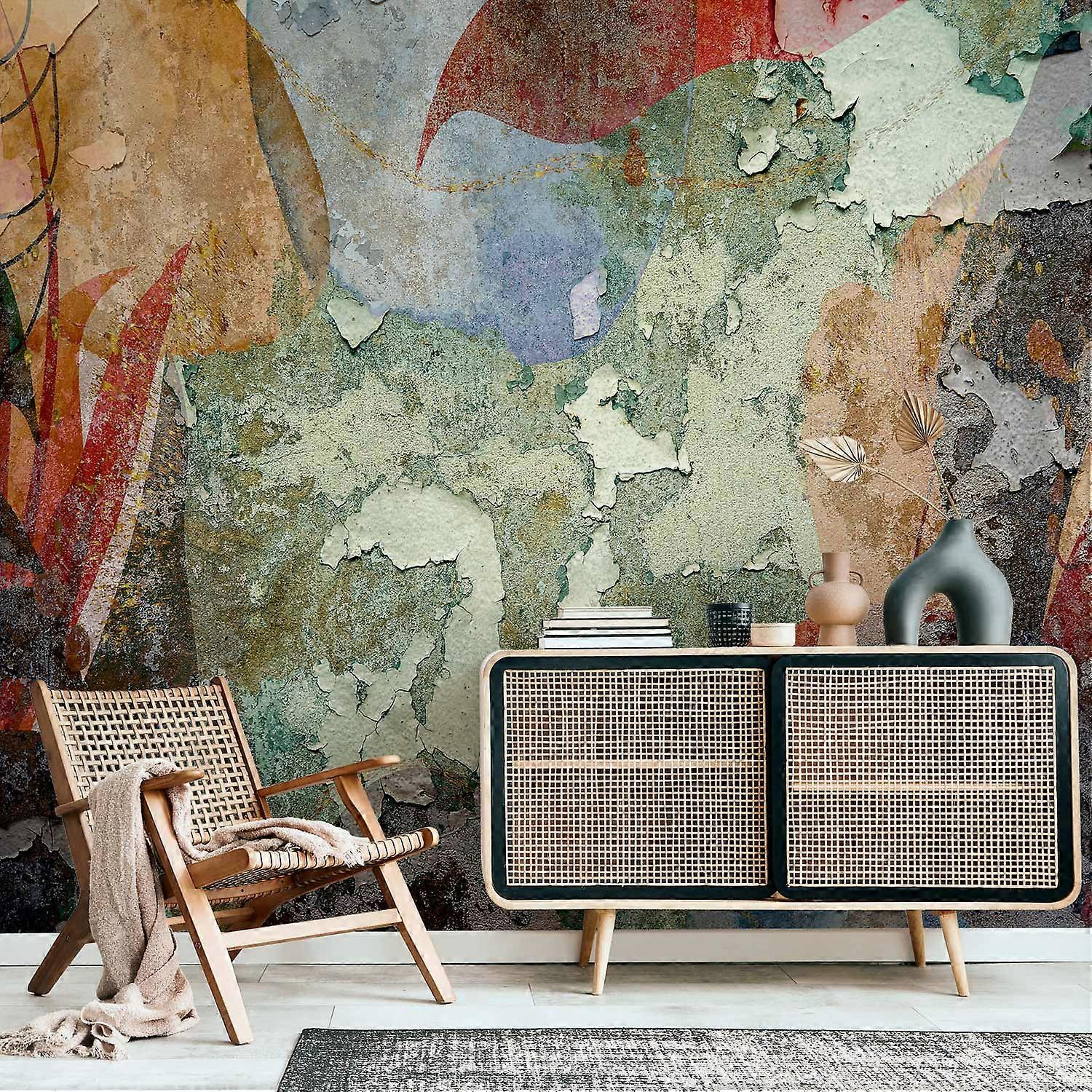 Self-adhesive Wall Mural - Colourful Wall