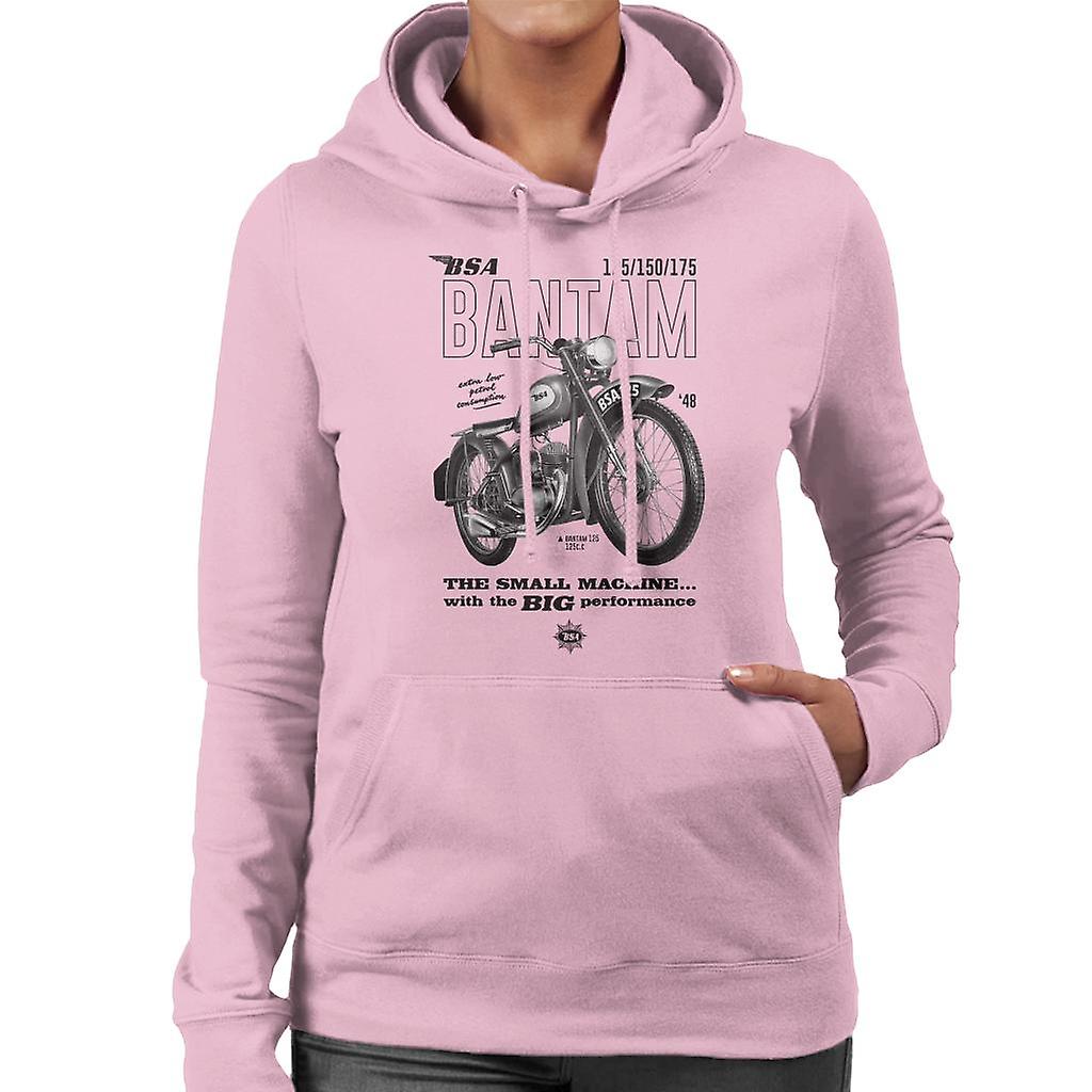 BSA Bantam Small Machine Big Performance Women's Hooded Sweatshirt