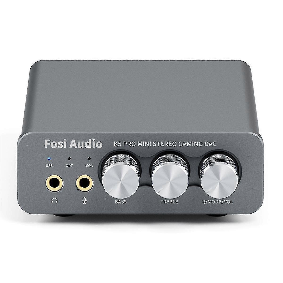 K5 PRO USB Gaming DAC with Microphone Headphone Amplifier Mini Audio ...