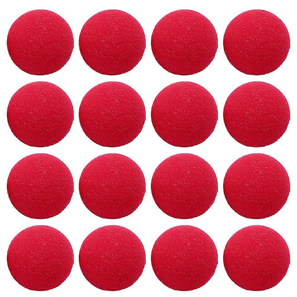 40Pcs Clown Sponge Nose Classic Clown Red Nose Ball for Masquerade Cosplay Party