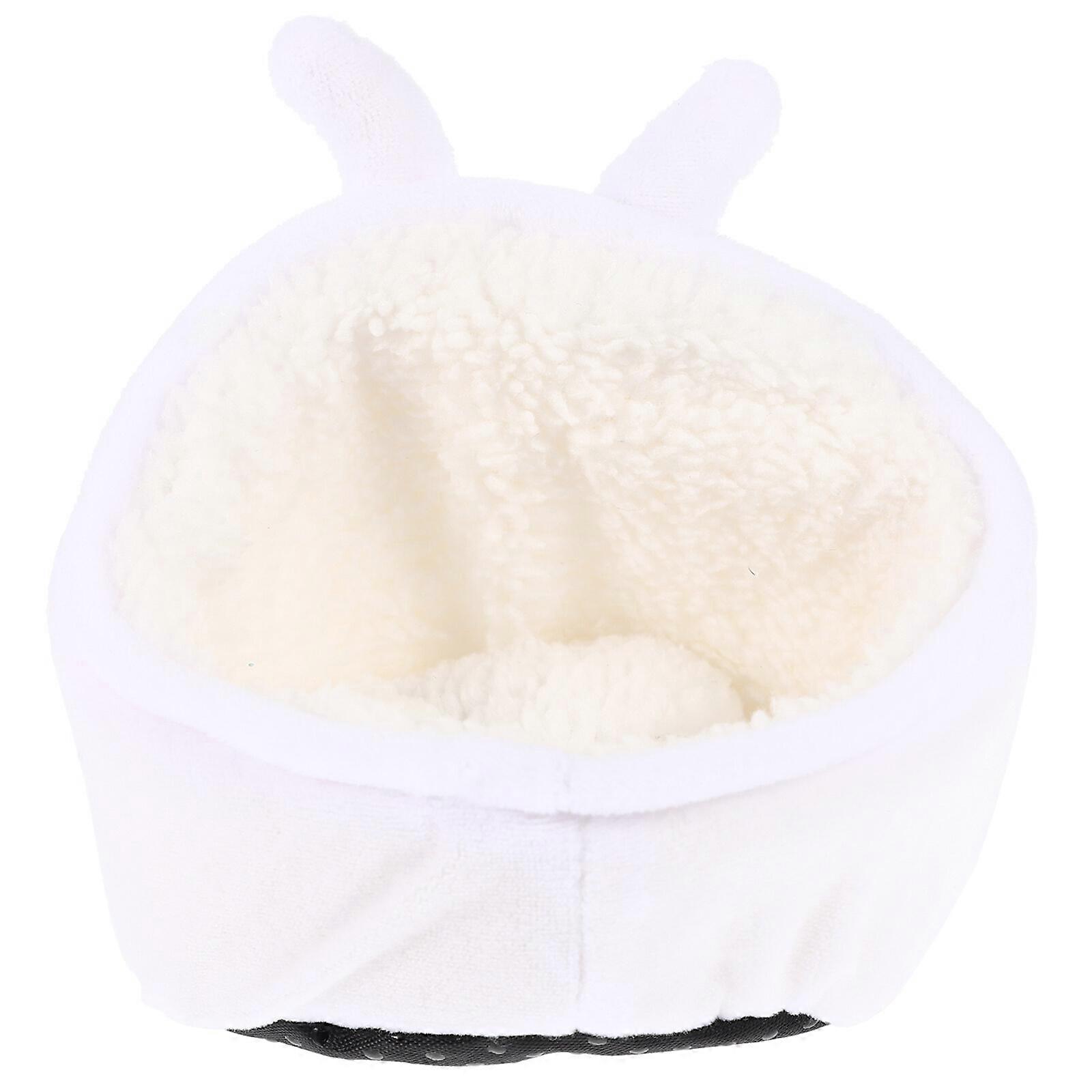 Hamster Nest Comfortable Small Pet Nest Plush Pet Nest Guinea Pig Hideout Warm Hamster Nest