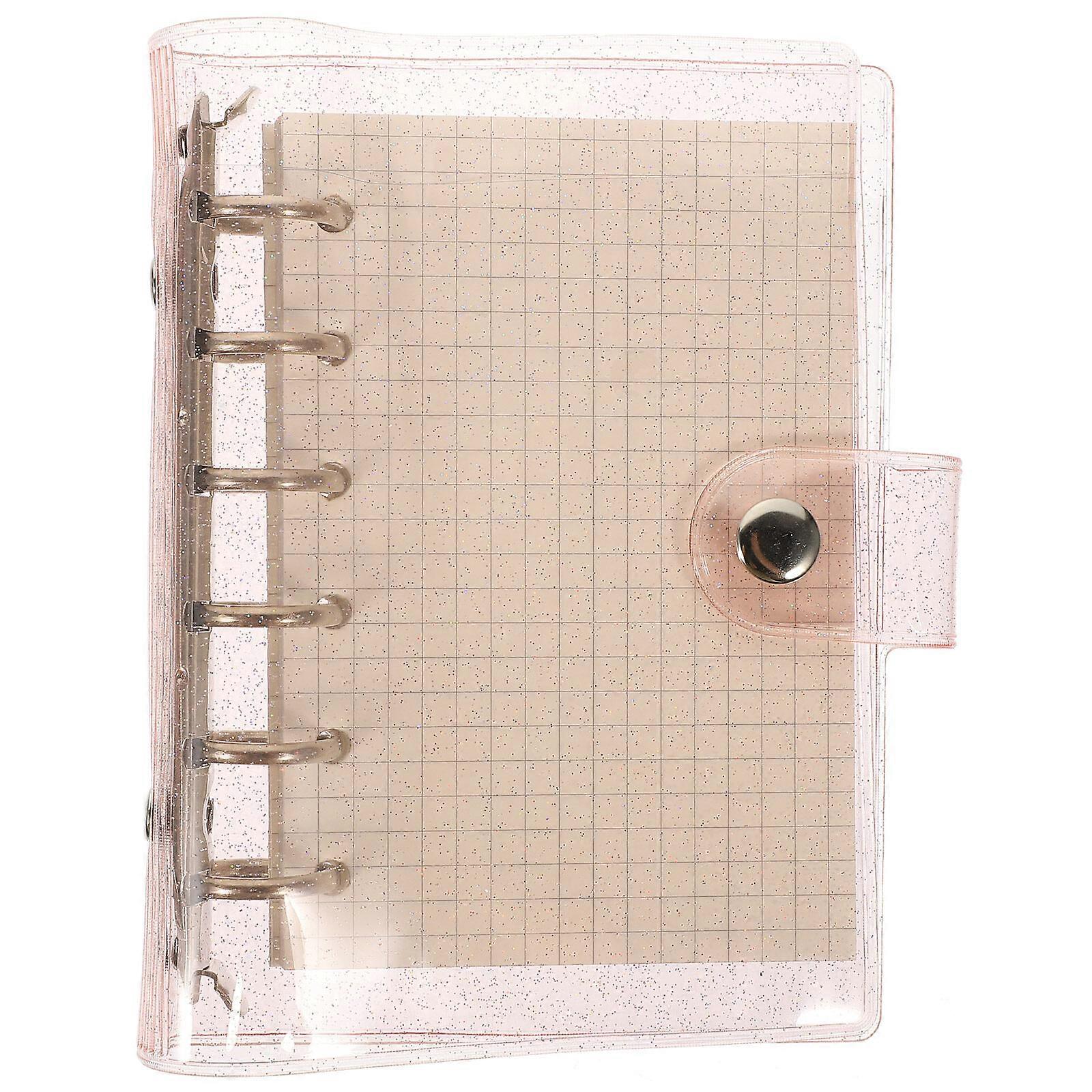 1 Set of Loose-leaf Notebook Waterproof Binder 6-Rings Binder Notebook Novelty Writing Notepad