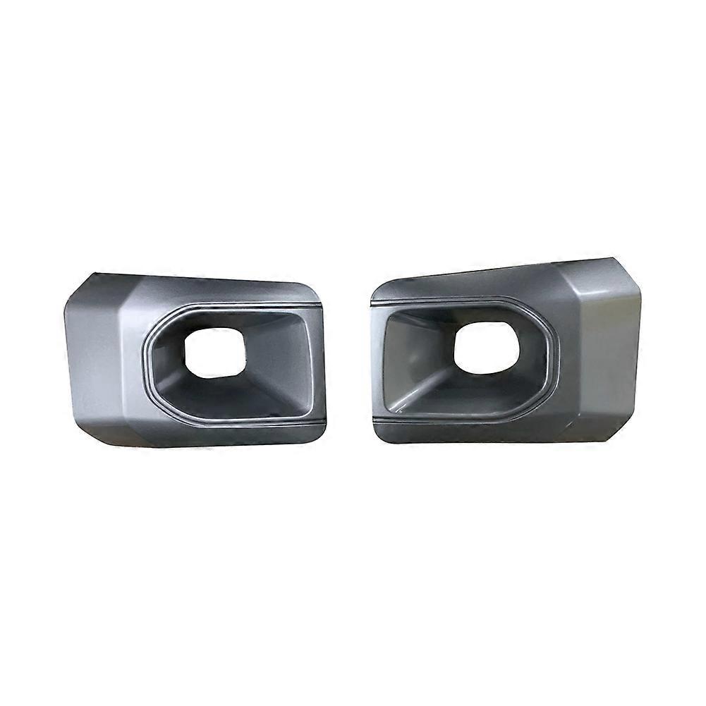 1Pair Car Front Bumper Fog Light Lamp Hoods Housing Cover Replacement for Toyota Hilux Rocco 2020 2021