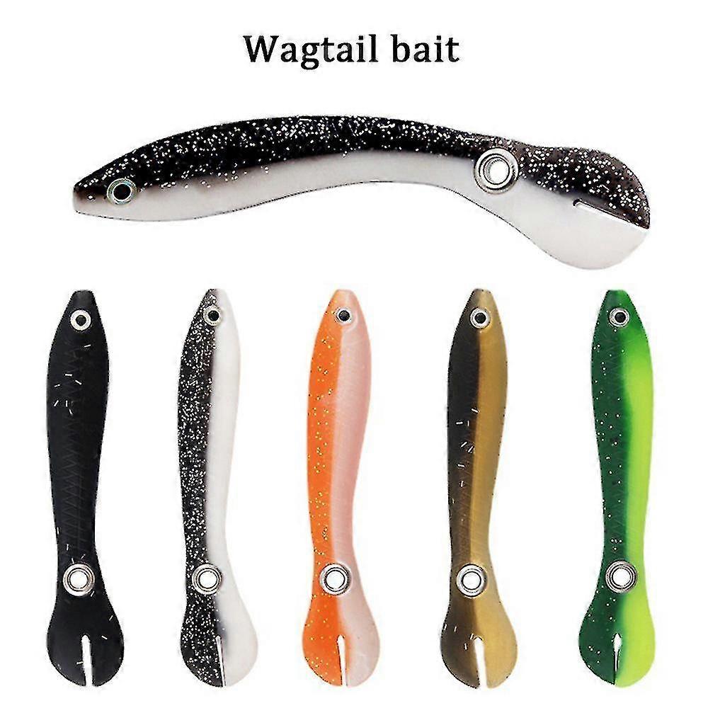 Bionic fiskehale fiske lure fiskeverktøy myk swimbait falske agn fiskeutstyr