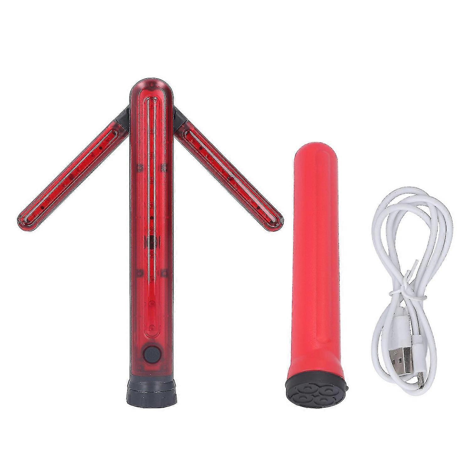 Led Road Safety Flare With Turn Arrow Magnetic Red Light Signal Traffic Wand Safety Led Lamp For Roa