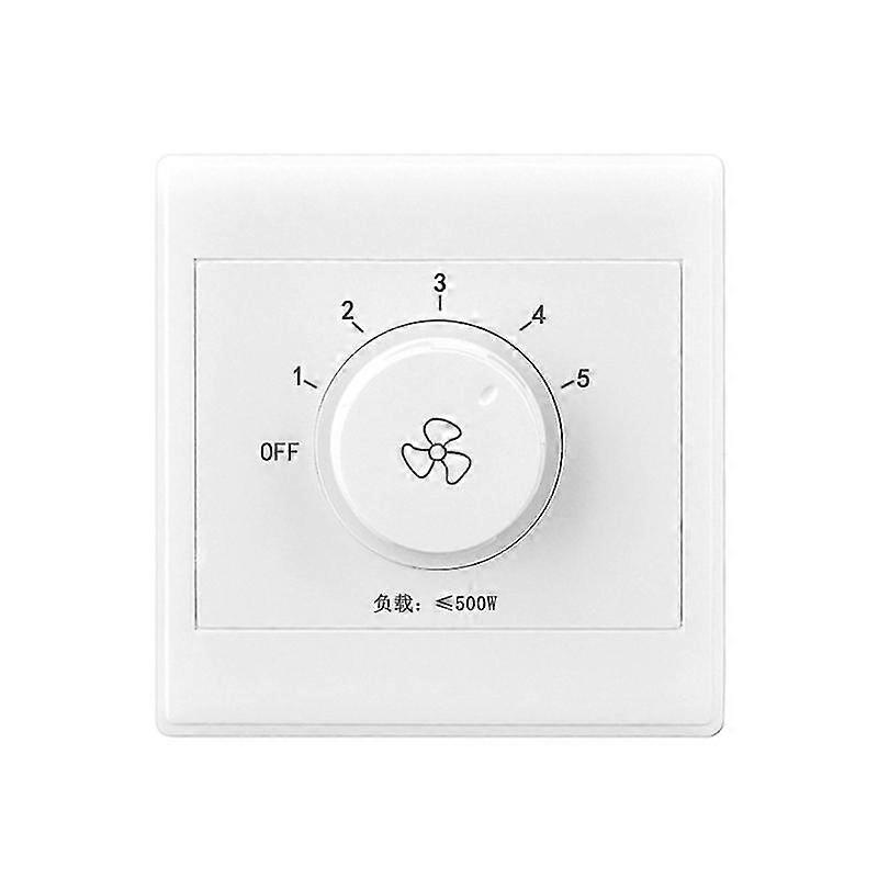Adjustment Stepless Knob Speed Control Switch Ceiling Fan Governor Light On Off