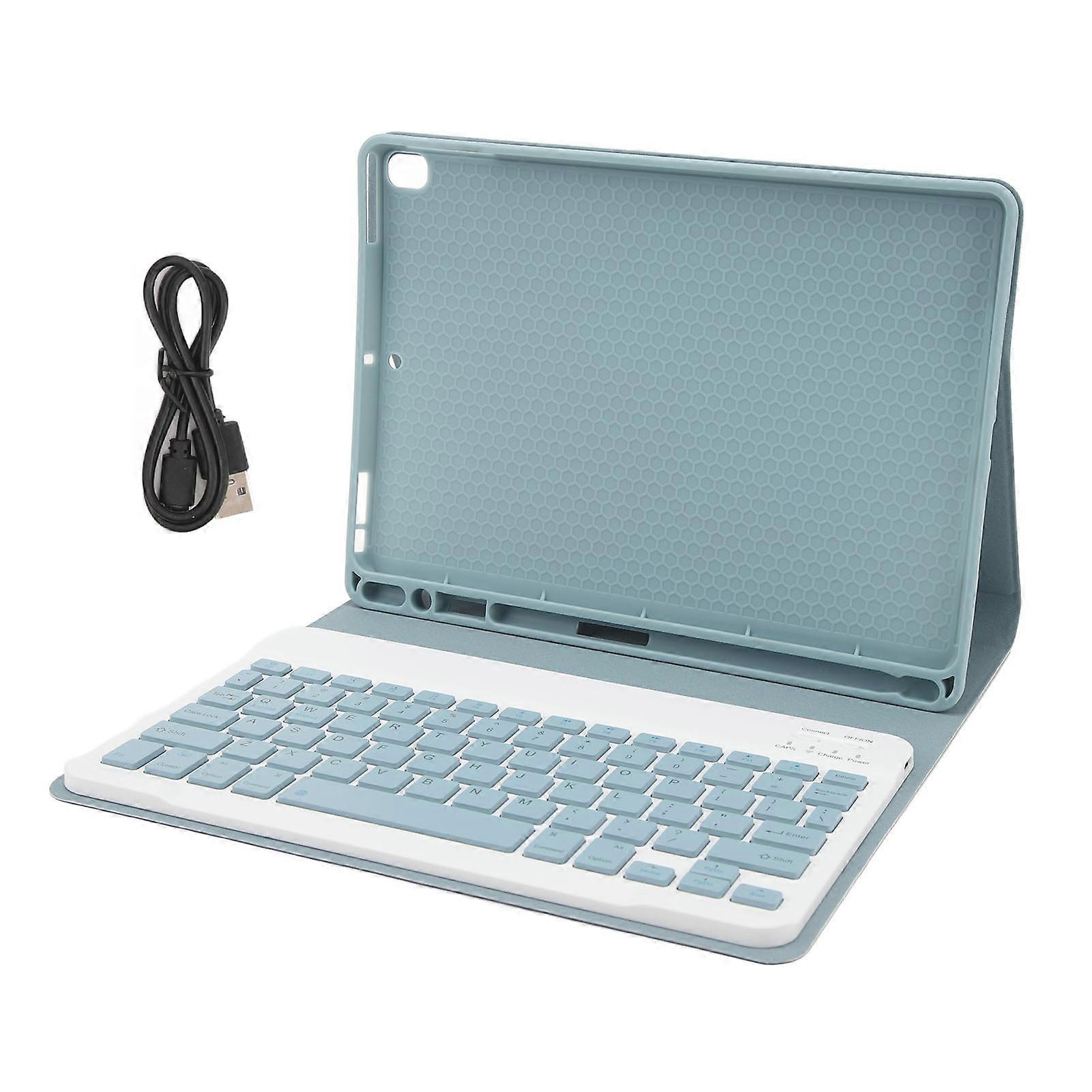 Tablet Keyboard Case Set Bluetooth Keyboard Case Full Cover Dustproof Tablet Keyboard Case for IOS 10 2022