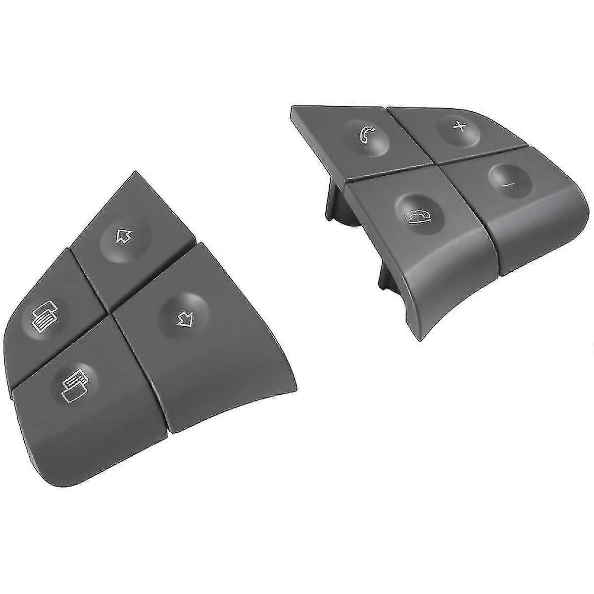 Grey 4 Keys Steering Wheel Button Multi-function Switch Button Switch Button For Ml B R