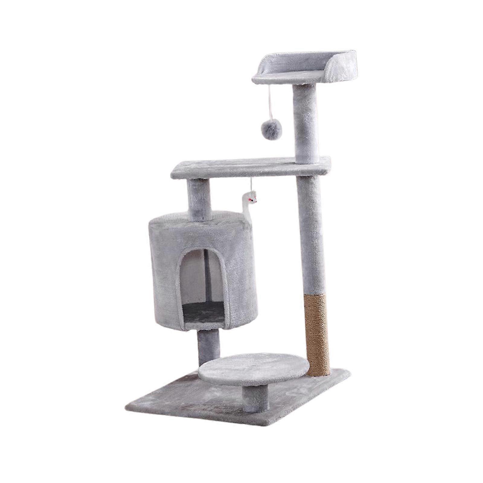 Cat Tree Furniture Protector Multi Layer Resting Interactive Cat Climb Tower