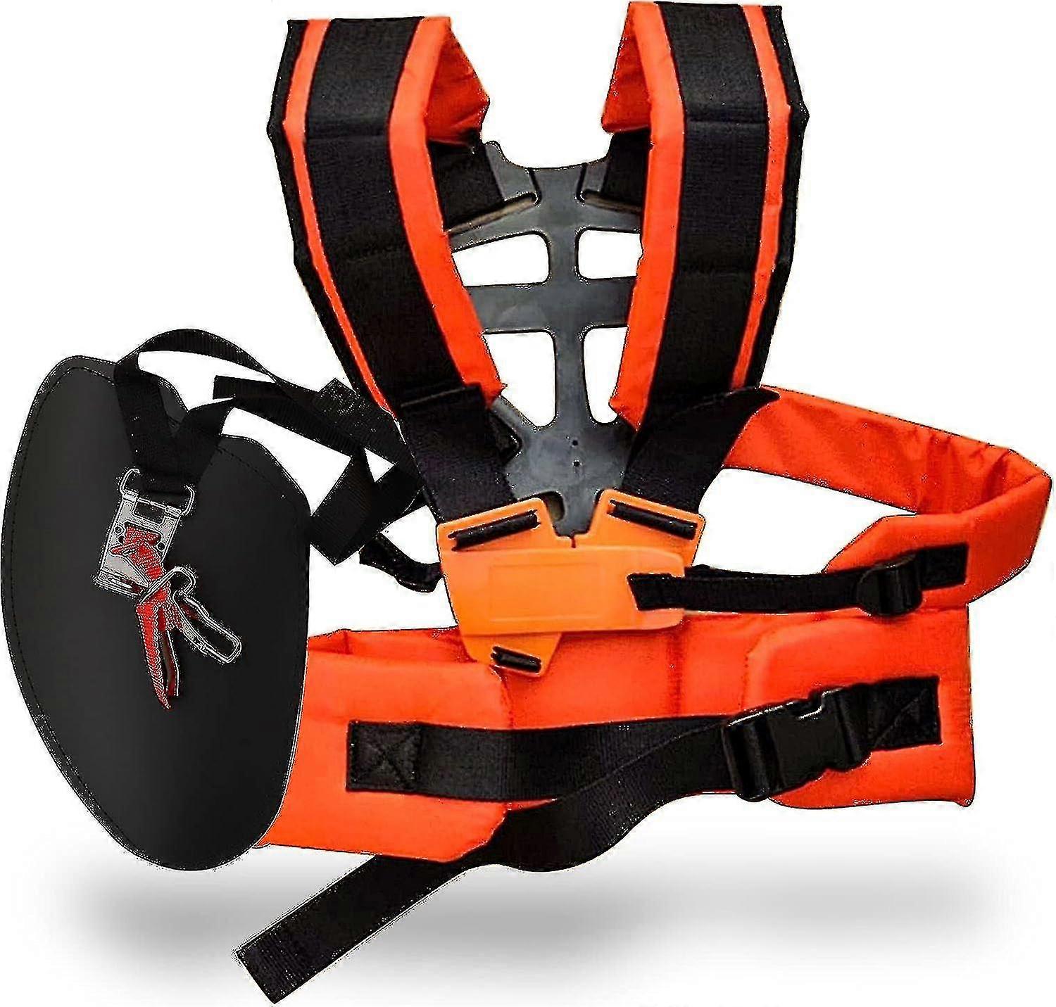 Trimmer Shoulder Strap - Double Shoulder Adjustable Harness For Trimmer And Mower