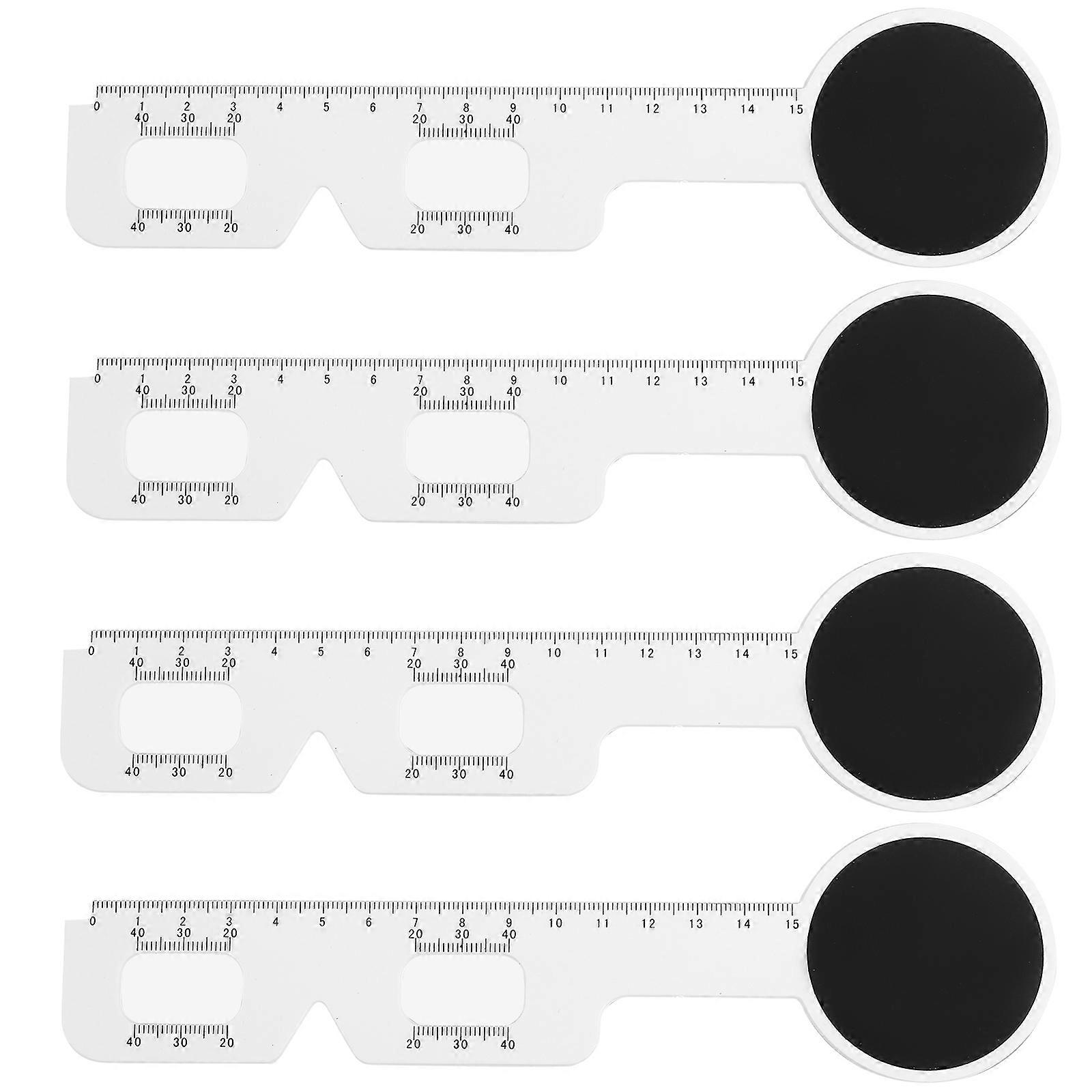 4pcs Eye Distance Rulers Pupil Distance Ruler Pupillary Distance Ruler Pupil Distance Measure Tool
