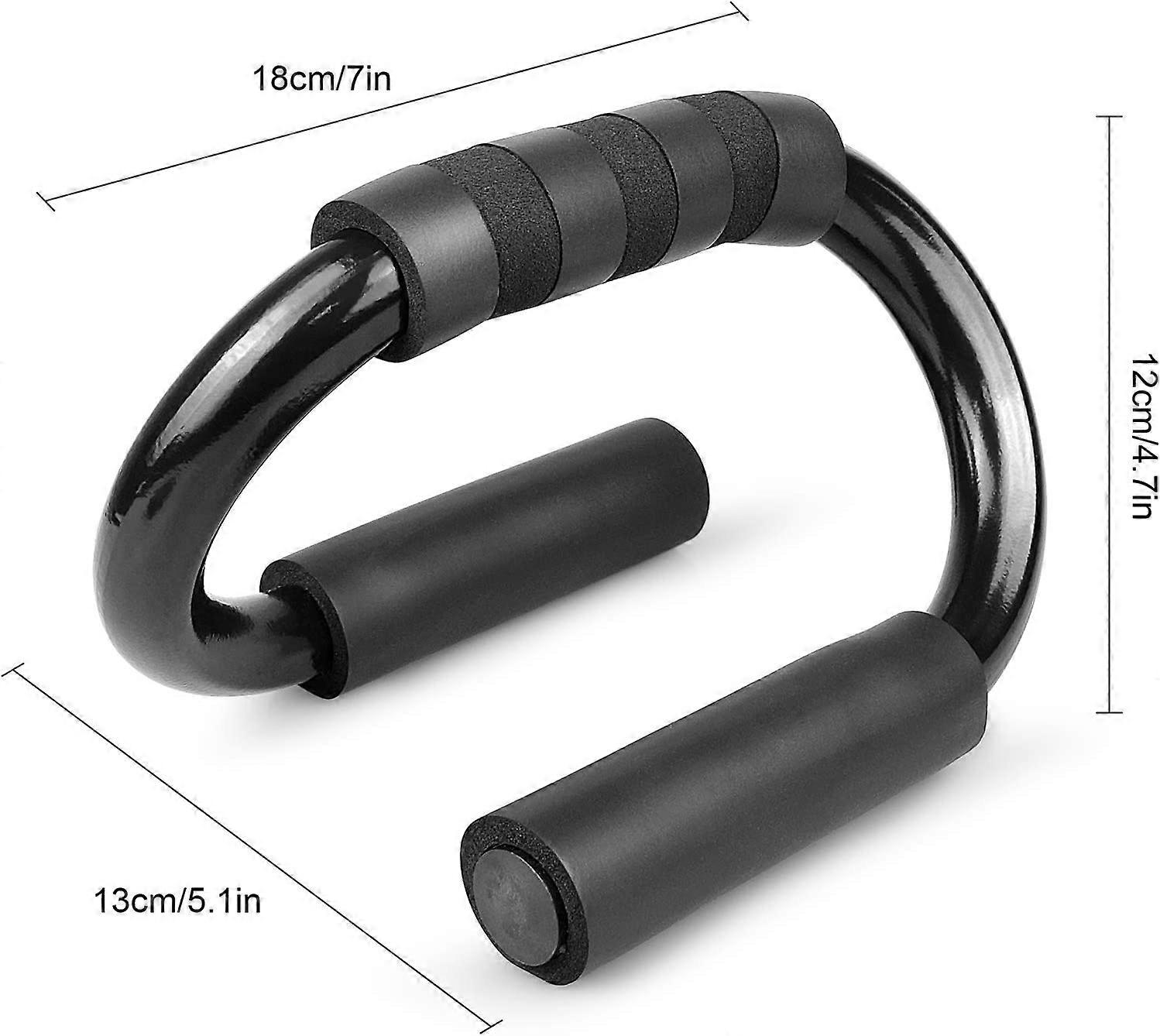 Push Up Bars 1 Pair Anti-Slip Push Up Bars Abdominal Stand Exercise With Foam Grip Home Gym Exercise For Strength Training And Strength Training