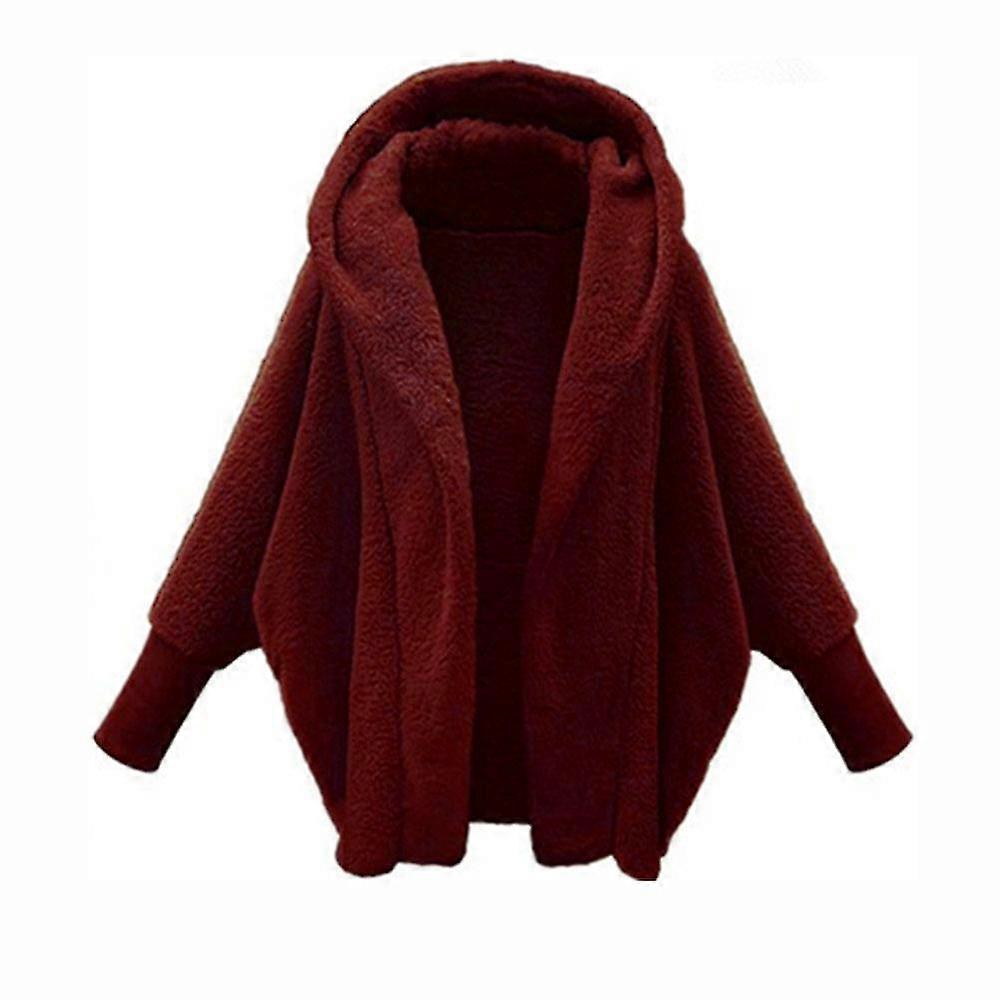 Fur Alpaca Coat Warm Cape Jacket Wool-xinhan