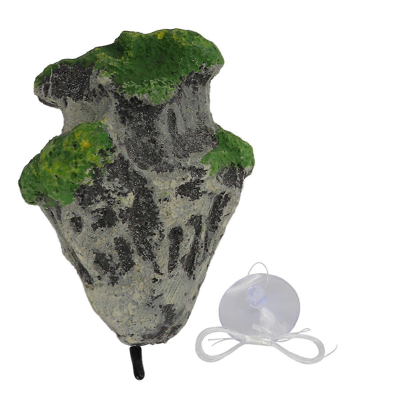 AquariumDekorationHarzMoosSteinefürAquarium-MultifunktionalSimulationSchwimmend