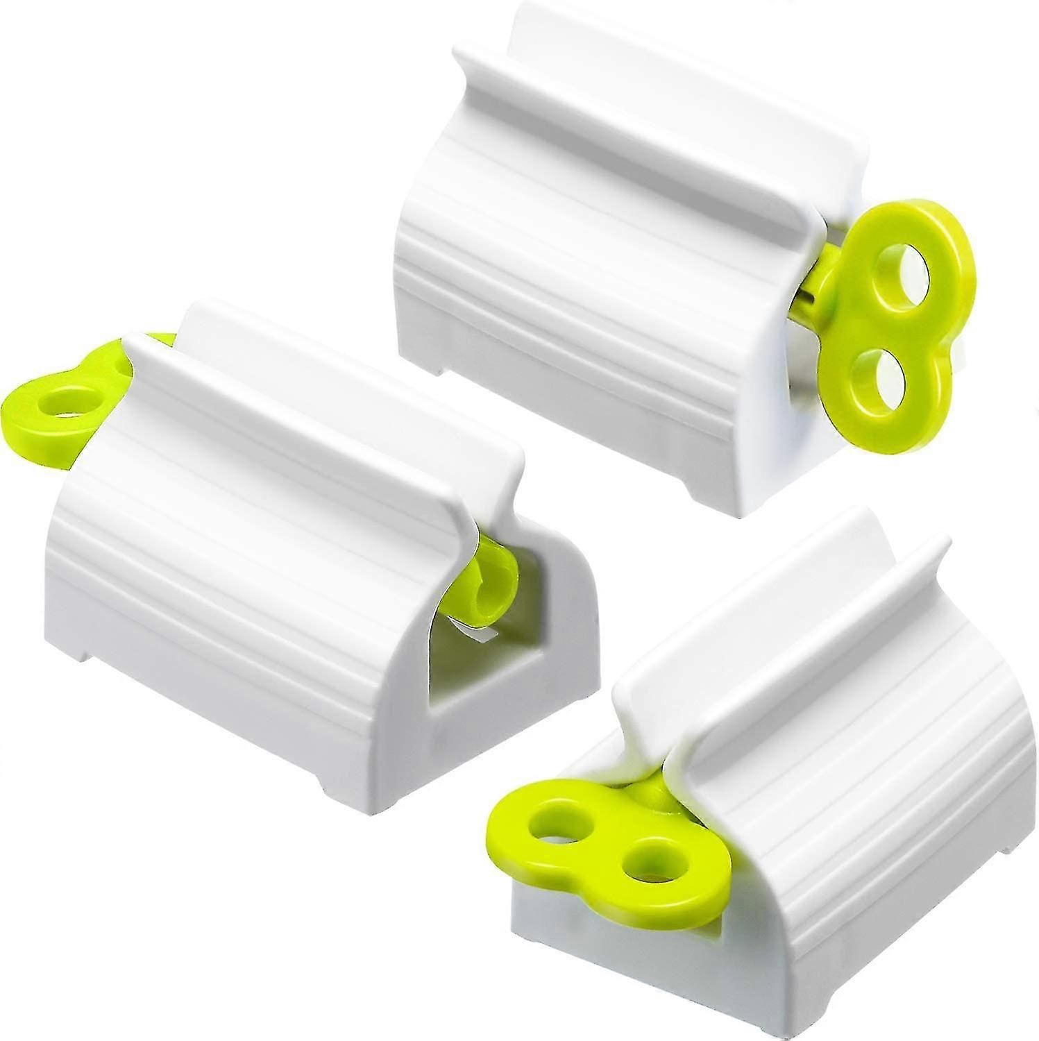 3pcs Rolling Tube Toothpaste Squeezer Roller Dispenser For Bathroom Washroom