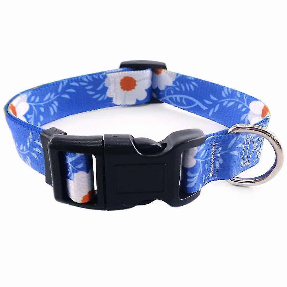 timos dog collar, suitable for small and medium sized dogs, adjustable soft dog collar with