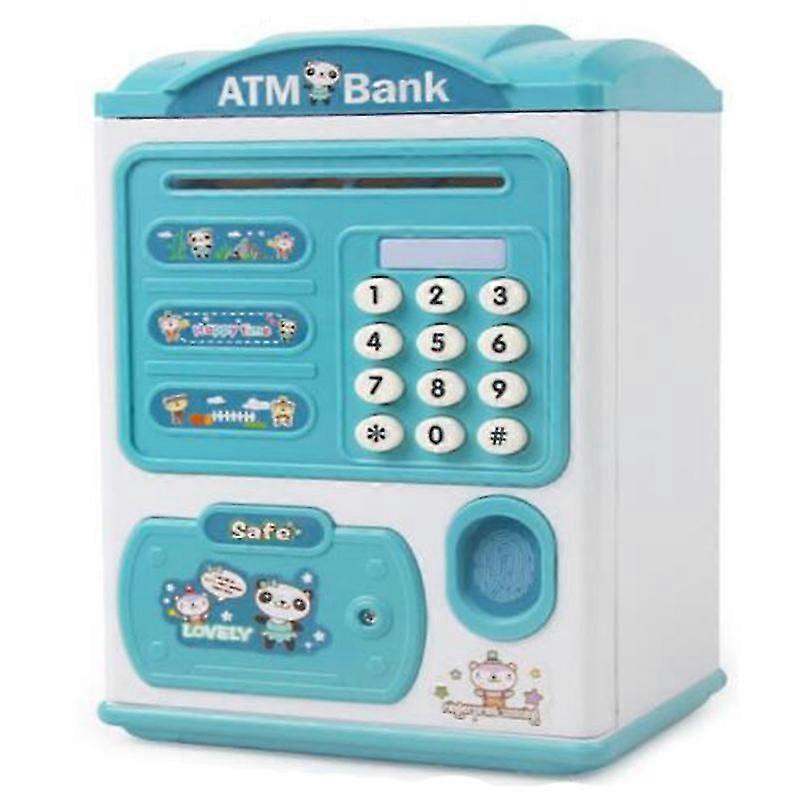 Piggy Bank,coin Fingerprint With Password,electronic Coin Savings Box,automatic Coins Savings Bank