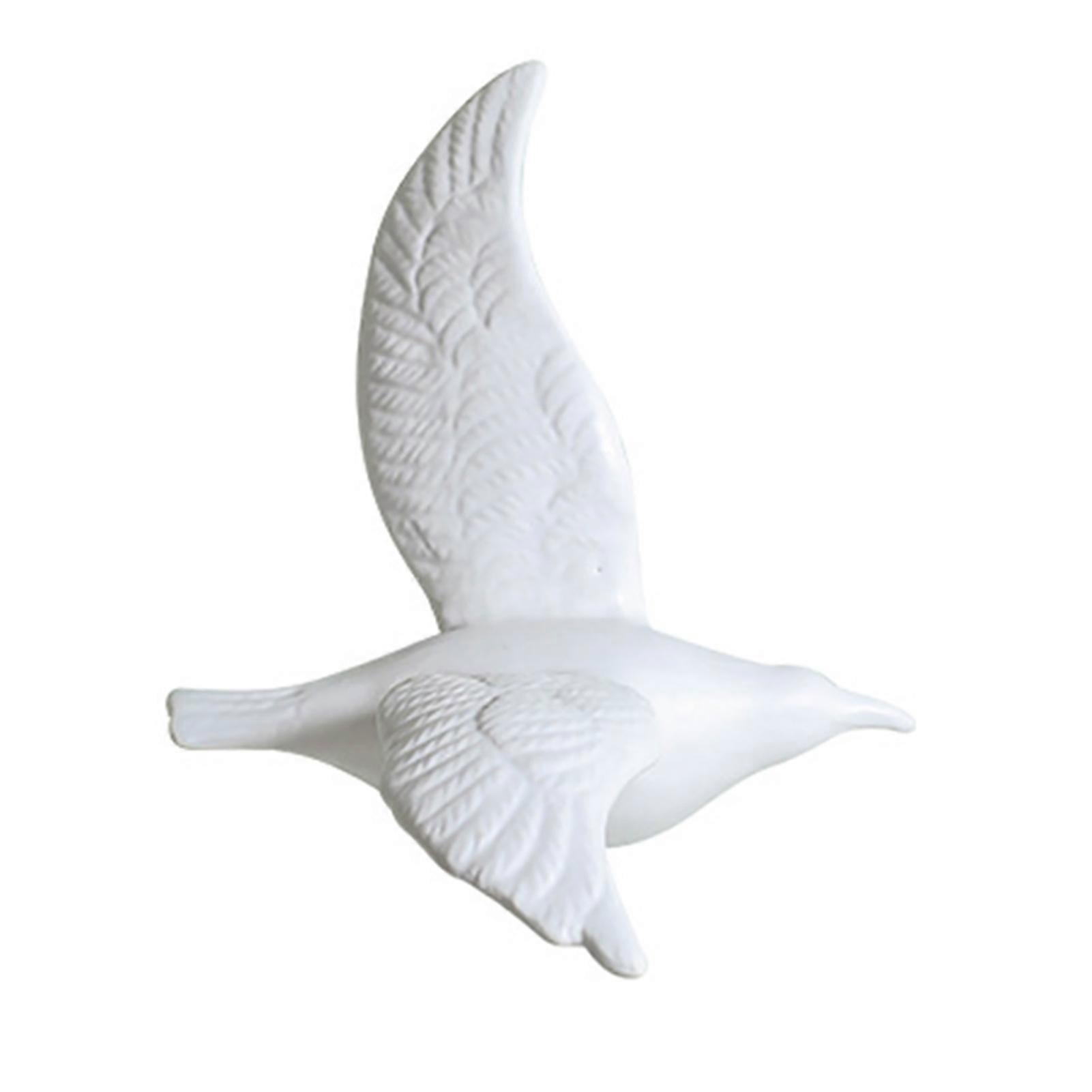3D Ceramic Flying Birds Wall Decor Creative Birds Hanging Ornament for Home