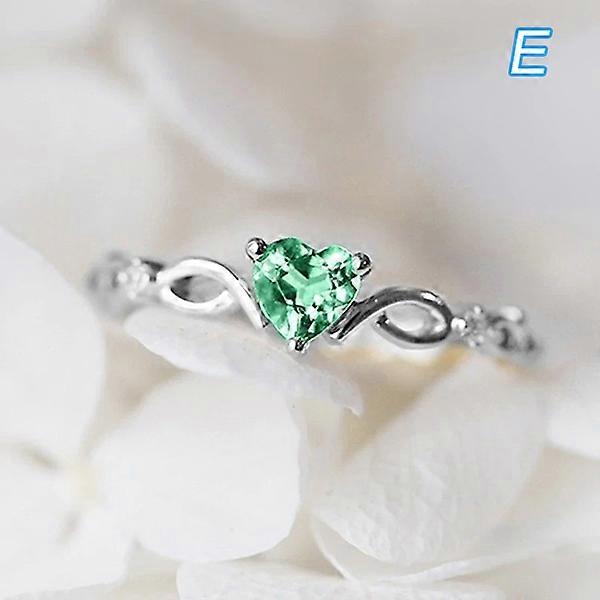 Simple Heart Ring Elegant Alloy Finger Jewelry with Rhinestone Decor Hollow Design Gift