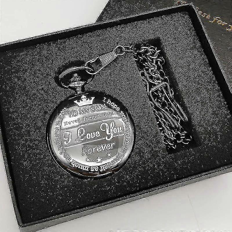 Kvartsitaskukelloketju pojalle kaulakoru fob kellot