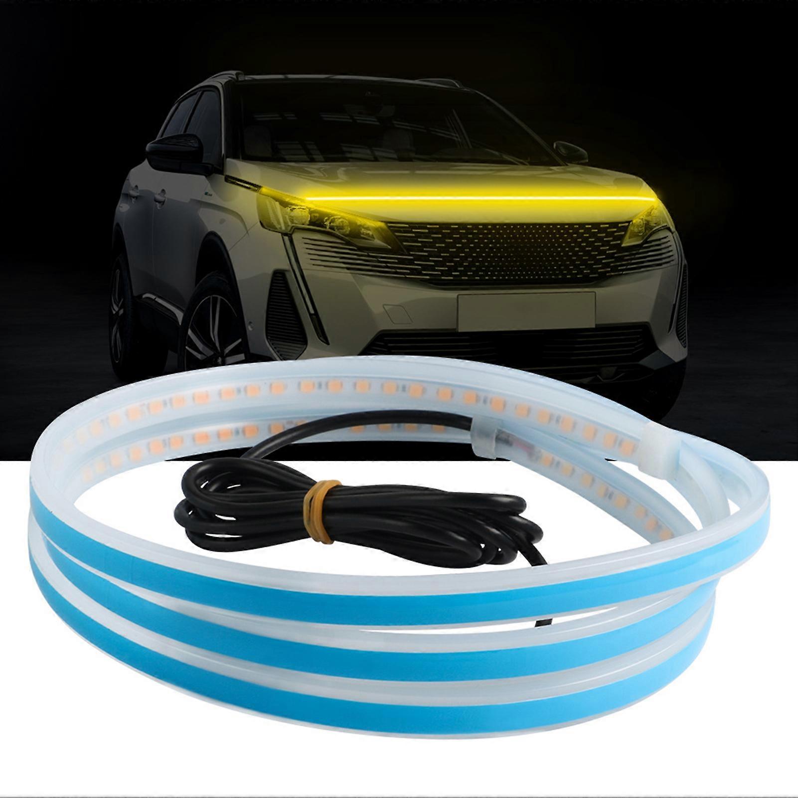 Dynamic Scan Start Up Hoodbeam Kit Waterproof Short Circuit Protection Light for Cars SUVs Trucks Jeep