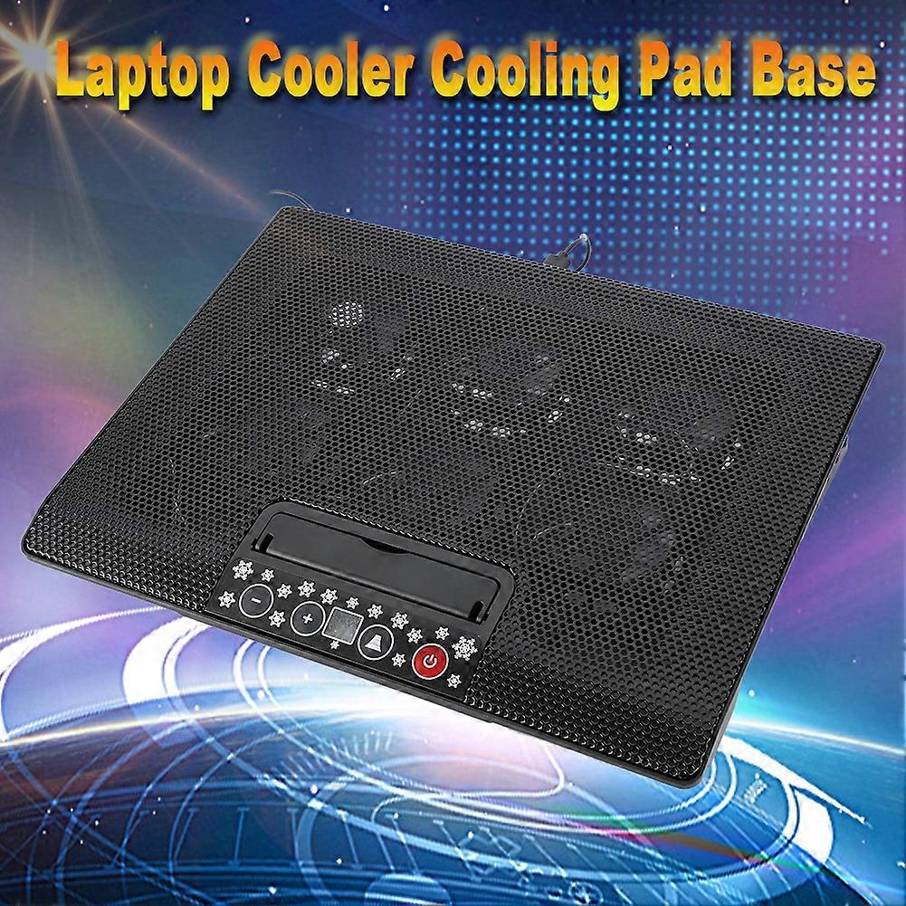 Laptop Cooler Cooling Pad Base USB 6 Fans Adjustable Angle Mounts Stand 17 or Below Notebook YEMAA
