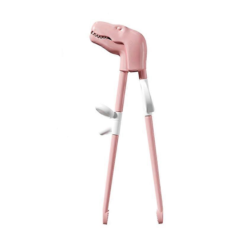 1 Set Baby Chopsticks Cute Interesting Portable Dinosaur Shape Children Training Chopsticks for Home KAESI